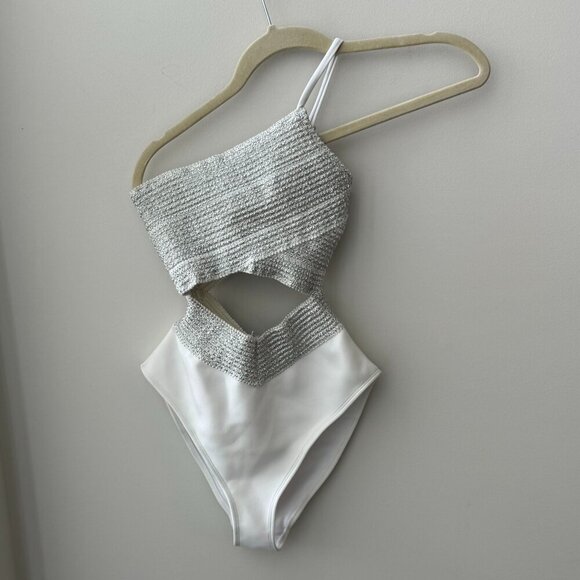 River Island One Shoulder Swimsuit - Picture 8 of 11